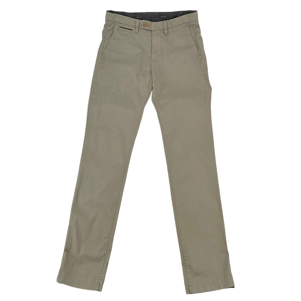 NWOT Michael Kors Mens Beige Cotton/Spandex Slim Fit Pants Size 28